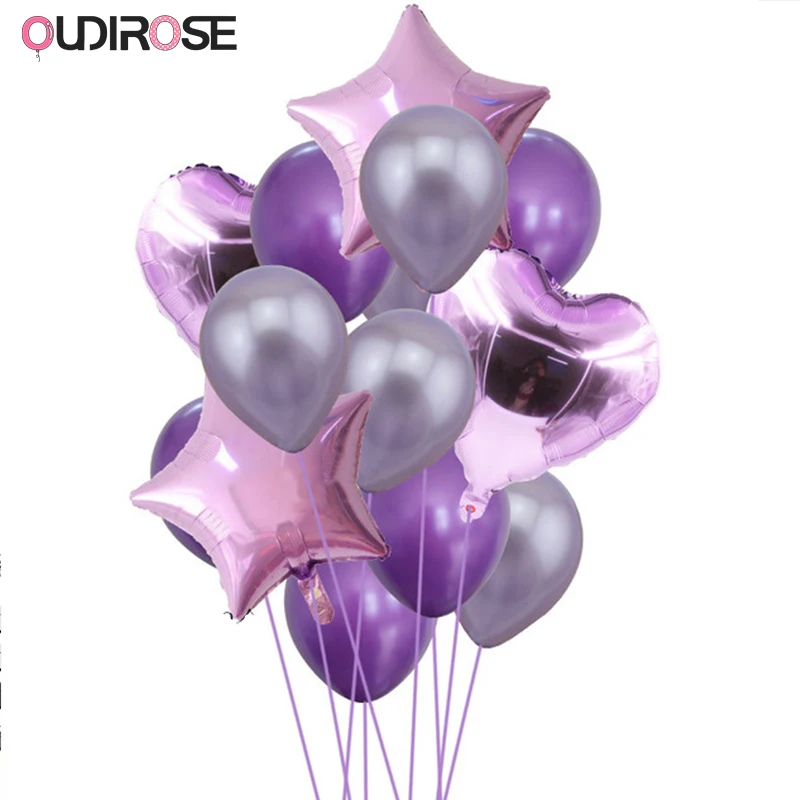 OUDIROSE 18 дюймов Звездный фольгированный воздушный шар розовое золото с надписью