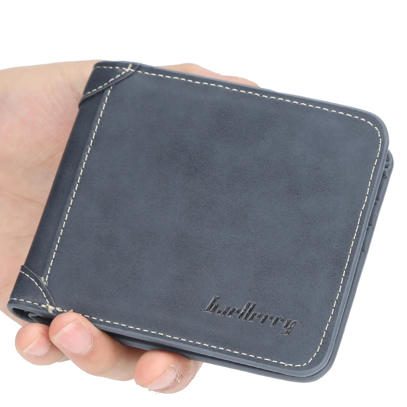 Мужской кошелек портмоне держатель для карт бизнеса маленький простой 2 модели