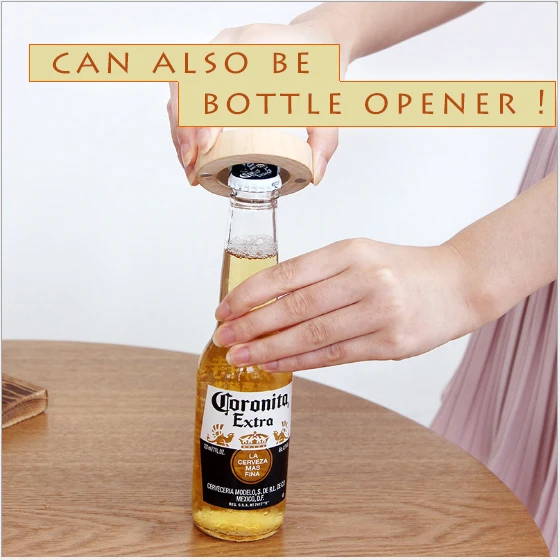 Деревянный мультфильм милые творческие магниты на холодильник открывалка для