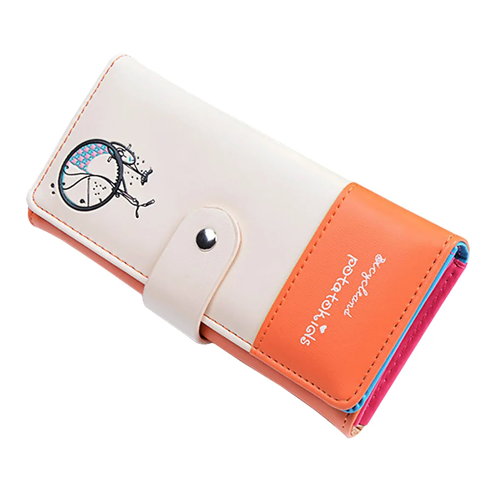Fashion Design Lady Women Wallet PU Leather Purse Clutch Long Bicycle Pattern Zip Card Holder Top Quality 88 WML99 | Багаж и сумки