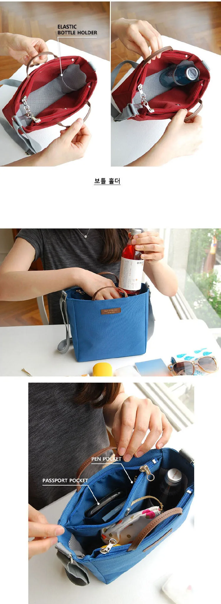 Travel slung Cosmetic Bag Cosmetic Jewelry Storage Accessories One Shoulder Multi-function Mobile Makeup Wash Bag