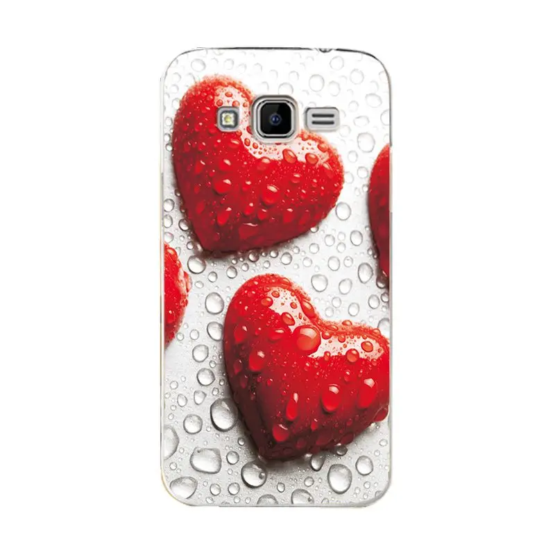 W60 Love Heart Capa For Samsung Galaxy Core Prime G3608 Cases Cover G360 G3606 G3608 G3609 G361F G360H G360F G361H Star Phone Bags - Цвет: W60