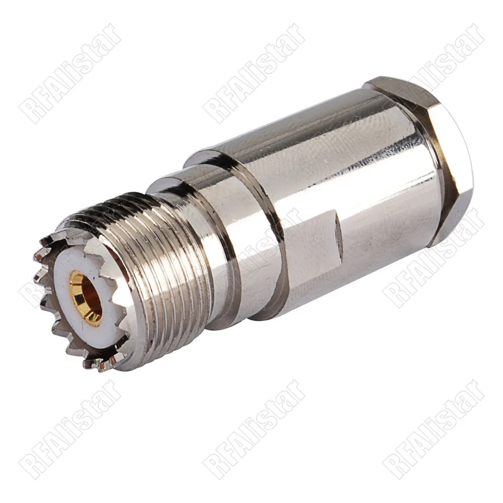 5 шт. UHF гнездо SO239 прямой разъем зажим для RG8 RG165 RG213 LMR400 коаксиальный кабель