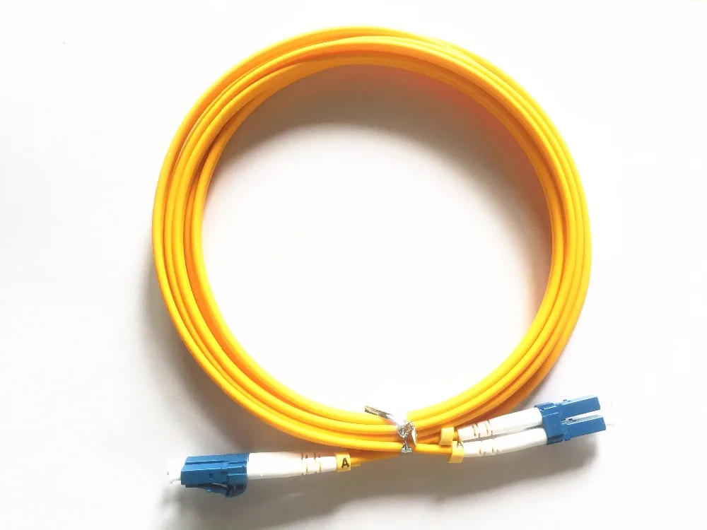 Двойной LC/UPC к волоконный Соединительный шнур Джампер кабель SM дуплексный
