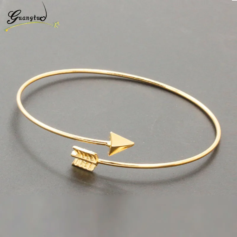 Женский браслет со стрелками регулируемый на запястье 1 шт. bangles for
