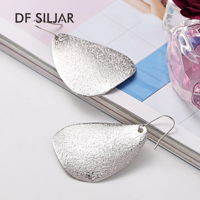 Silver Korean Vintage Boho Triangle Statement Earrings For Women Dangle Bohemian Big Hoop Earring Jewelry | Украшения и