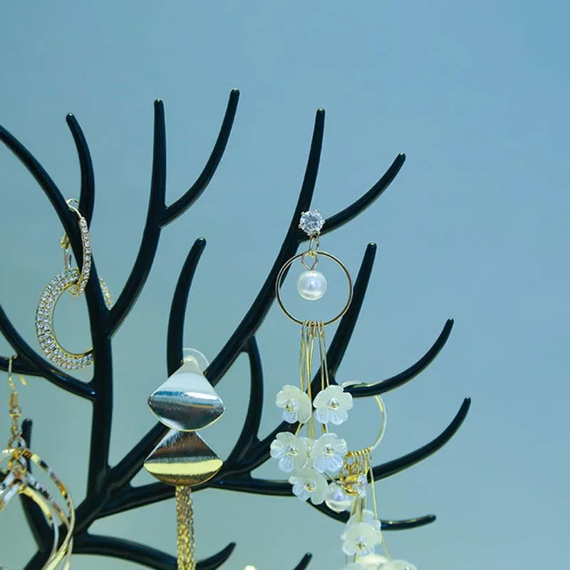 Подставка-органайзер для хранения ювелирных изделий в виде оленя серег кольца |