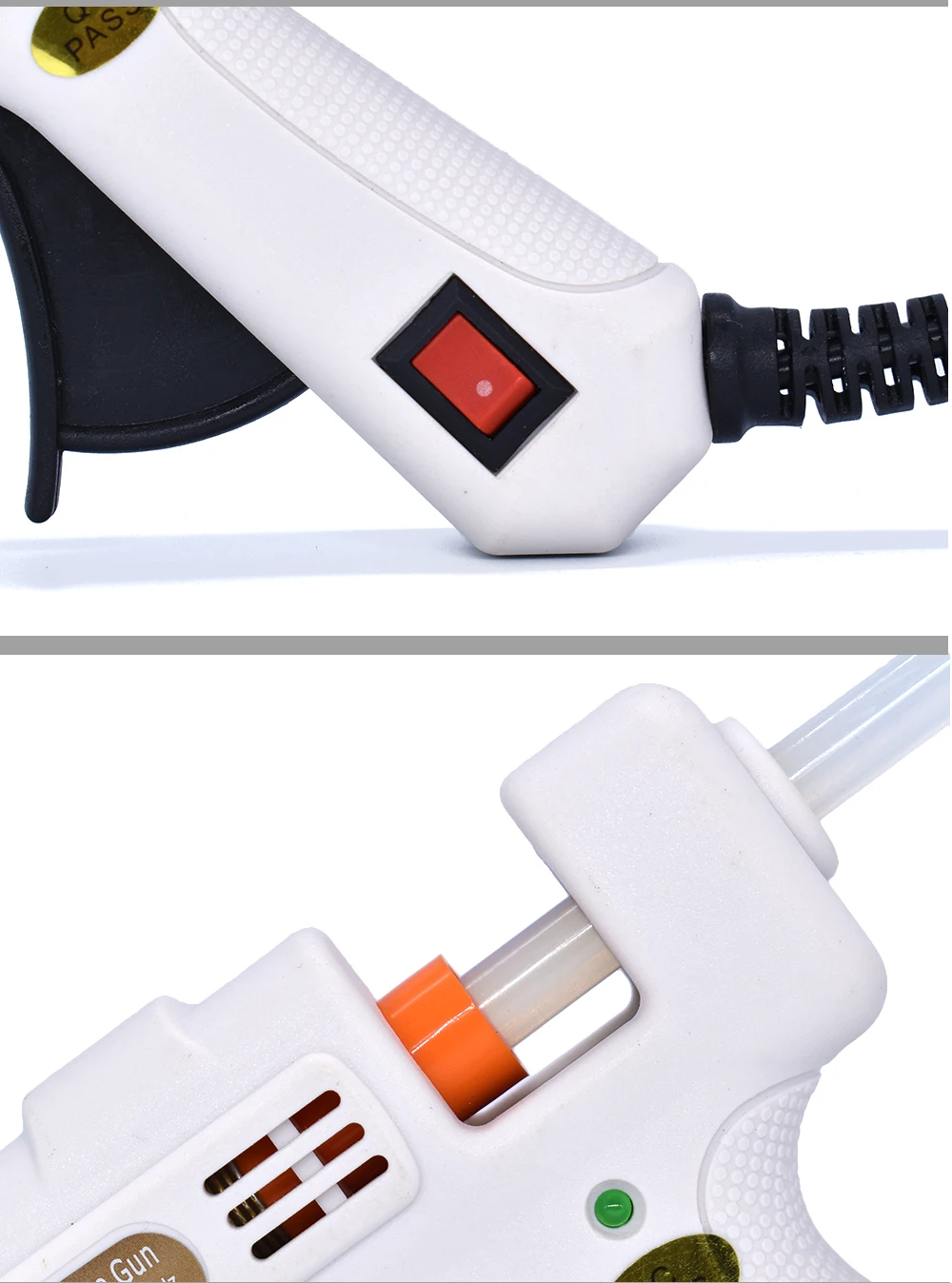 20 W 30 W ЕС Plug термоклей пистолет с 5 шт 20 штук 7 мм Клеевые стержни промышленные домой DIY мини горячего Пистолеты электрический ремонт тепла инструмент