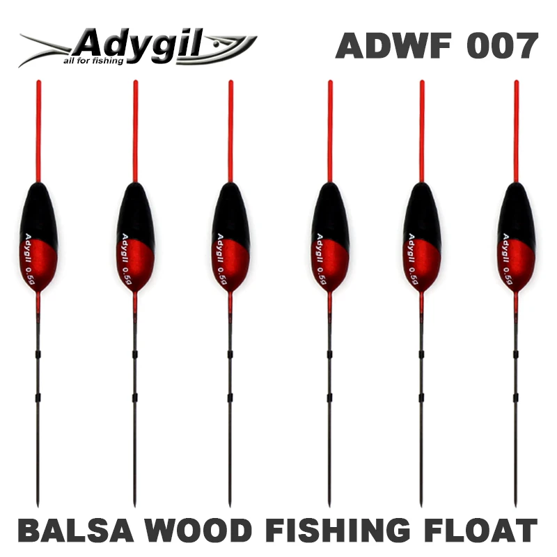 Деревянный Поплавок для рыбалки adyгил Balsa ADWF 007 135 мм поплавок 0 5 г 6 шт./лот|Поплавки