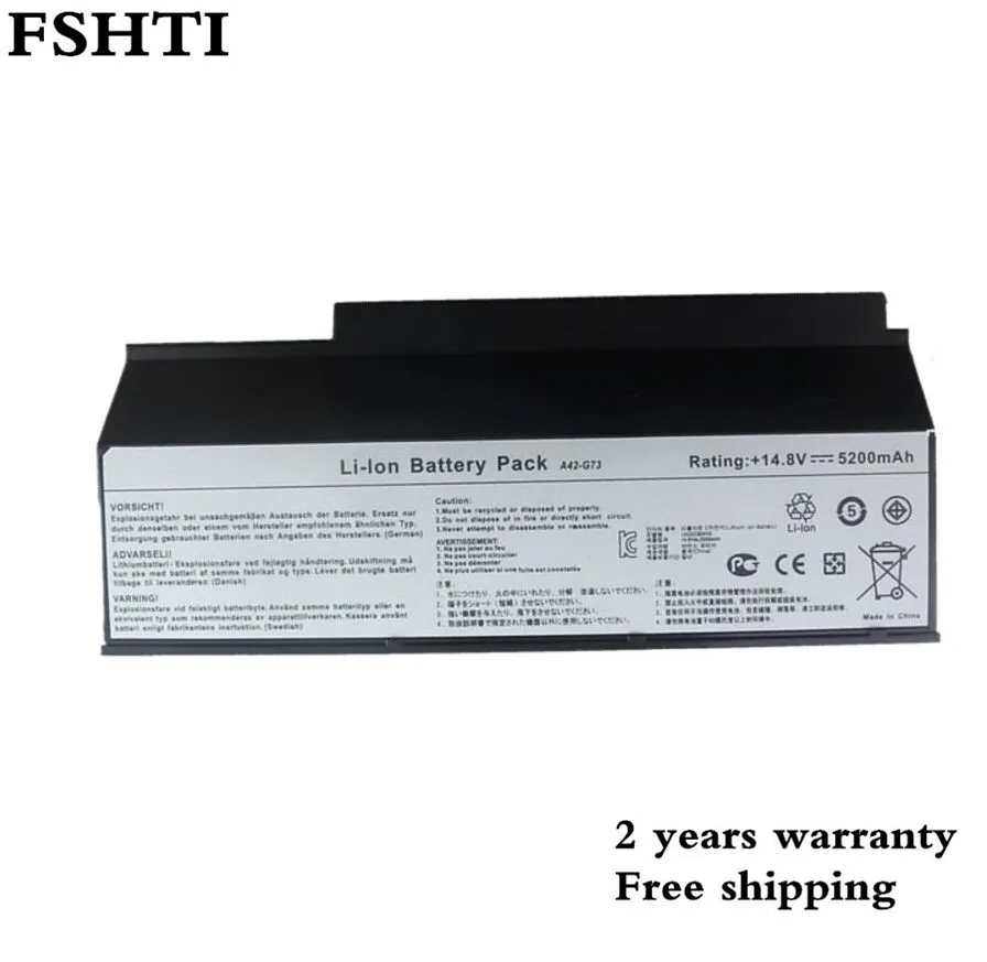 Аккумулятор для ноутбука Asus 8 ячеек ASUS G53 G53JW G53Sw G53Sx G73 G73Jh G73Jw VX7 A42 G73|laptop battery|battery for