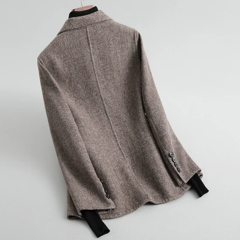 2020 модное двухстороннее шерстяное пальто куртки в Корейском стиле для осени и