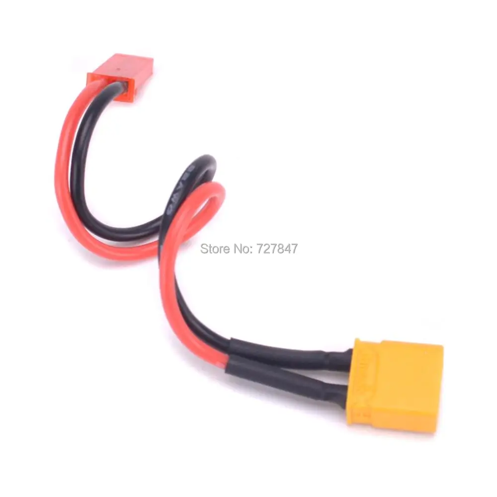 Разъем Amass XT30U XT30 штекер/гнездо для JST силиконовый провод 22AWG кабель RC хобби
