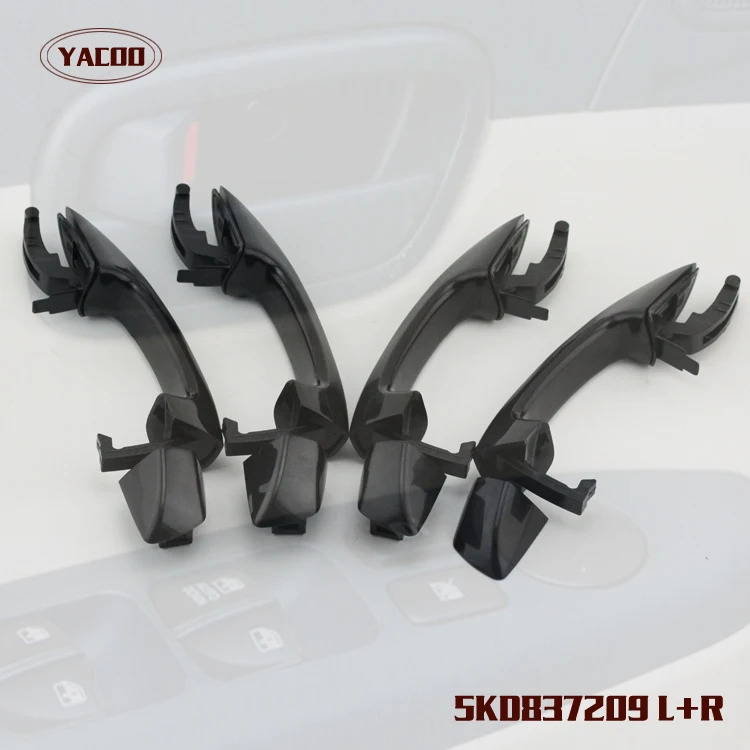 Бесплатная доставка 4 шт. FR FL RR = RL наружная дверная ручка для SKODA SUPERB 2009 2013 5KD837209