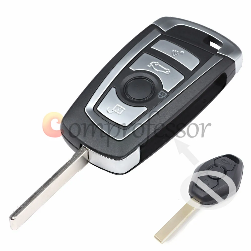 KEYECU модификация складной дистанционный ключ брелок 315LP MHz PCF7946 для BMW CAS2 3 5 6 7 X3 X5 Z3 Z4