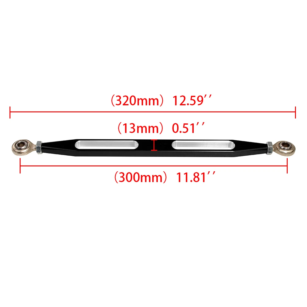 Черный соединительный рычаг переключения передач 330 мм подходит для Harley Softail Road
