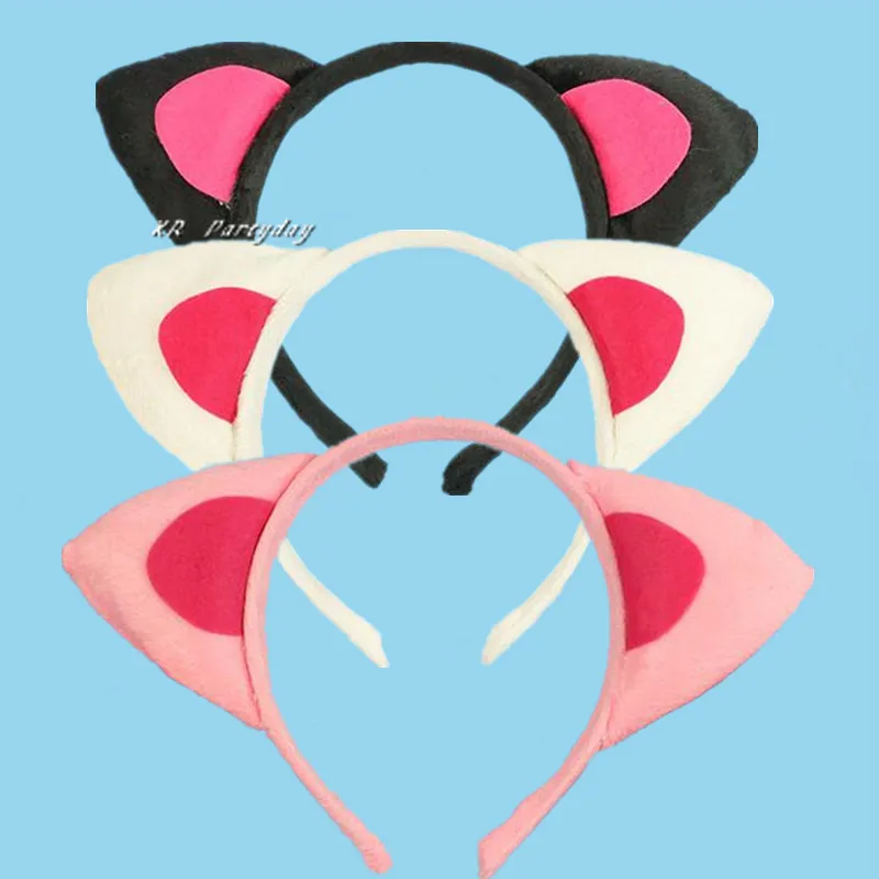 Animal Headband Cute Cat Ear Hair For Women Girls Headwear Easter Party HairBand home decor birthday | Дом и сад