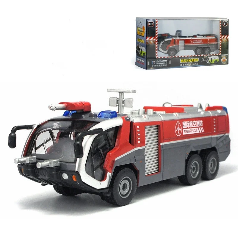

Airfield Water Cannon Zinc Alloy Metal Truck Model Play Vehicles for Kids Gifts