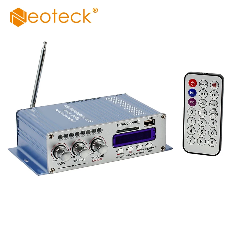 Усилитель Neoteck 12 В постоянного тока усилитель с дистанционным управлением мини Hi