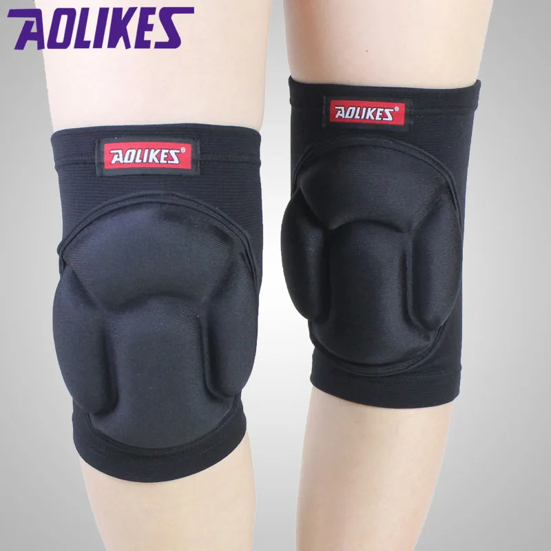 AOLIKES 2 шт. баскетбольные наколенники для взрослых Футбол коленного бандажа