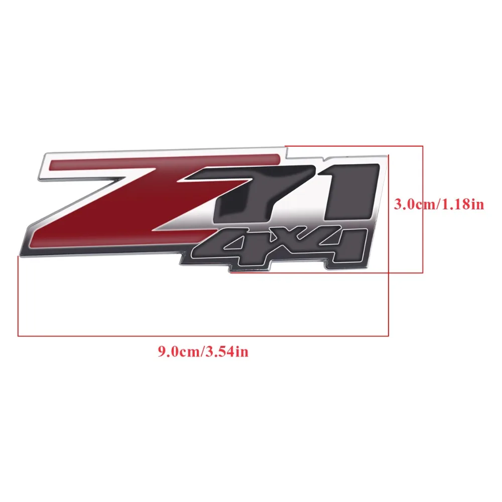 1 шт. Z71 4x4 значок Автомобильная наклейка с эмблемой для Chevrolet Chevy GMC Silverado логотип