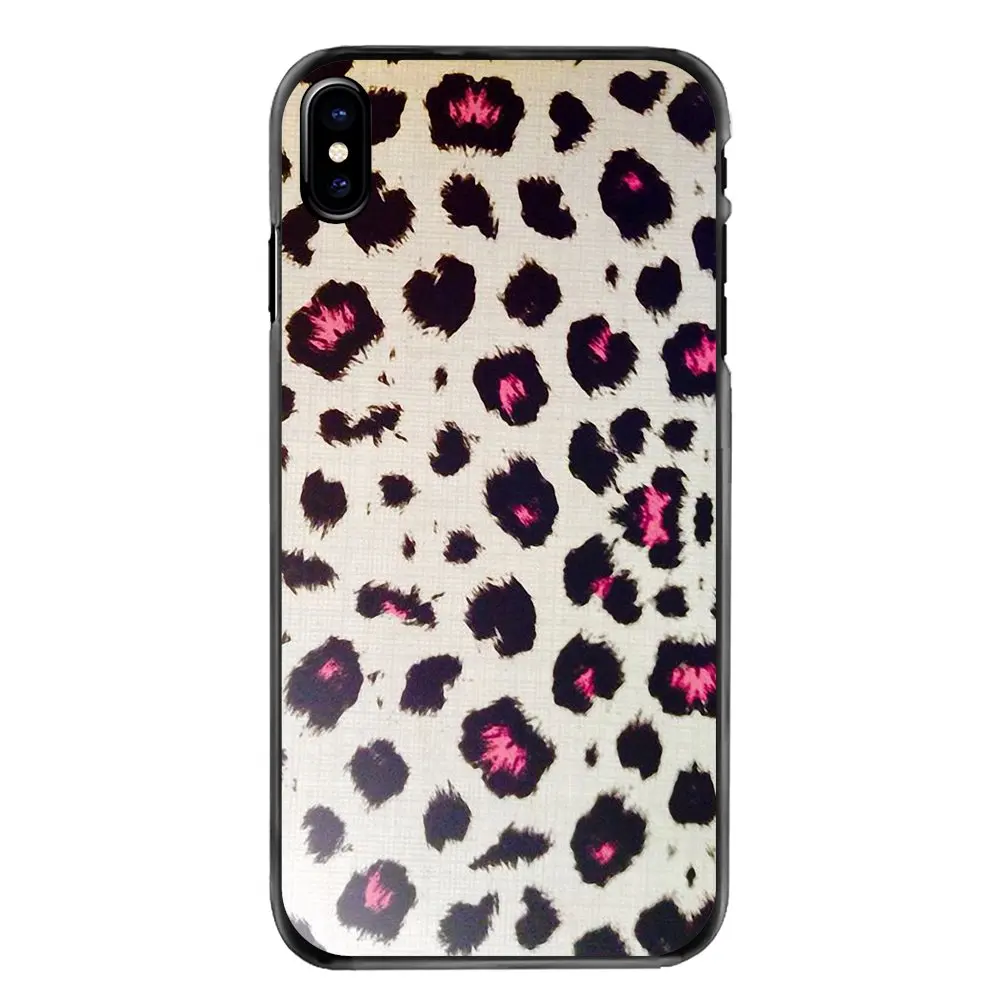 Covers For iPhone 4 4S 5 5S 5C SE 6 6S 7 8 Plus X XR XS Max iPod Touch Brown Gold Yellow Pastel Leopard Animal Art Print |