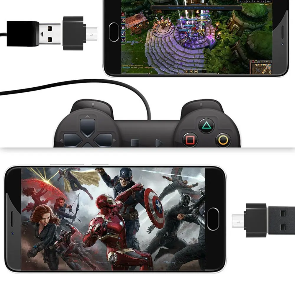 Ascromy Android Micro USB OTG адаптер штекер кабель конвертер для Samsung S10 + S10e HTC Xiaomi Huawei Sony