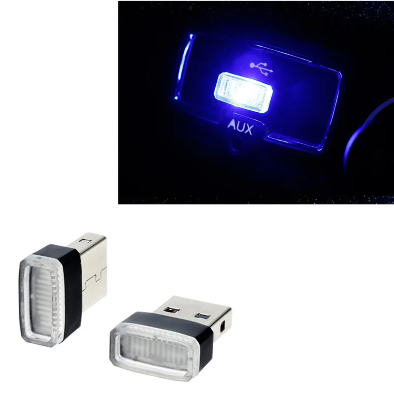 Universal Car-Styling USB LED Atmosphere Lights Decorative Lamp for Lada Priora Sedan sport Kalina Granta Vesta X-Ray XRay | Автомобили и