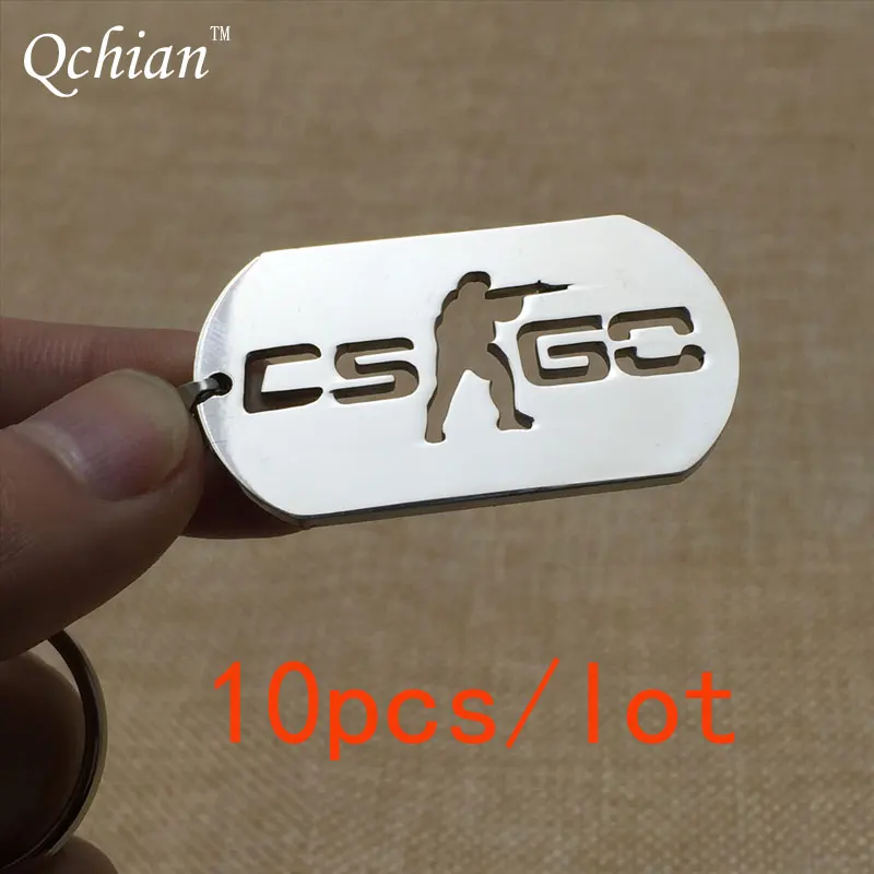 Брелок из нержавеющей стали для ключей игры CSGO 10 шт./лот | Украшения и аксессуары