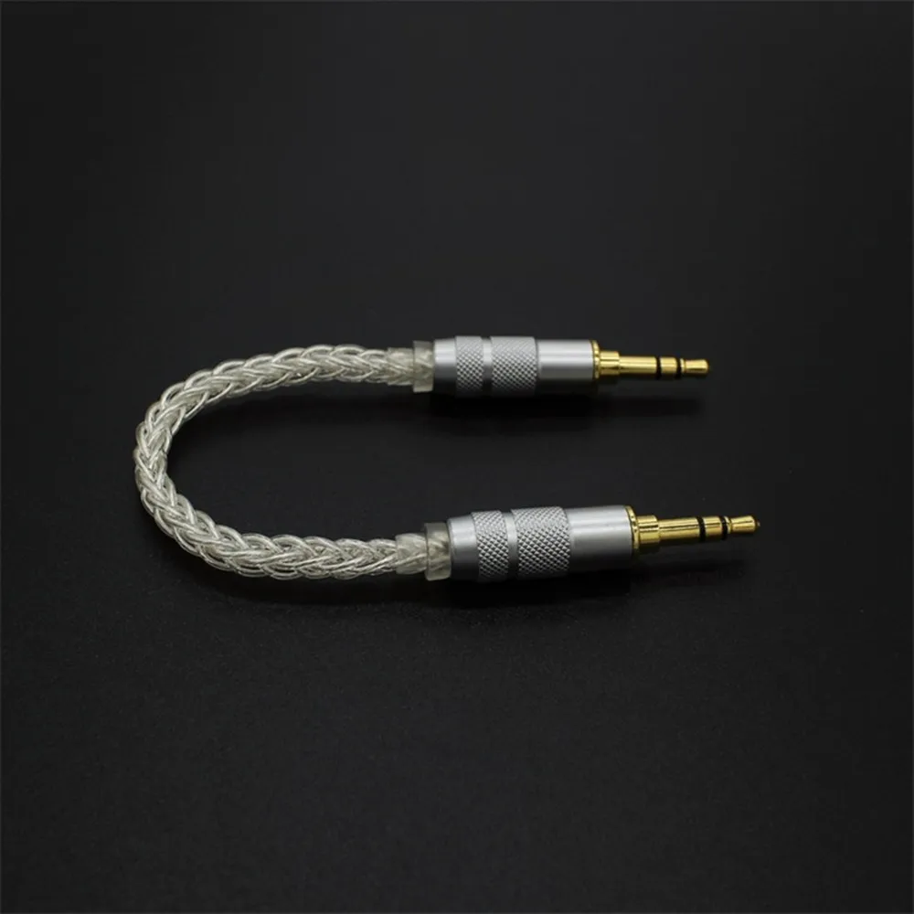 FENGRU ручной 10 см AUX кабель папа 128 ядерный плетеный стерео аудио для Walnut V2/V2S Zishan Z1/Z2