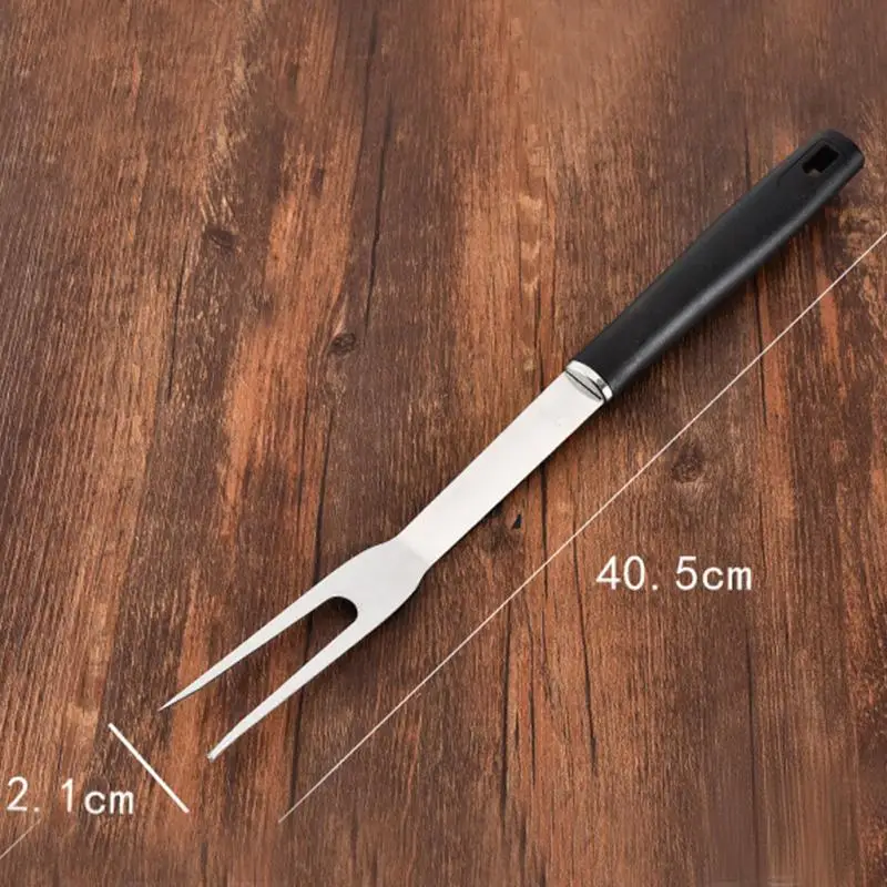 Открытый Пикник Кемпинг термостойких Лопата + вилка зажим 3 шт./компл. гриль набор