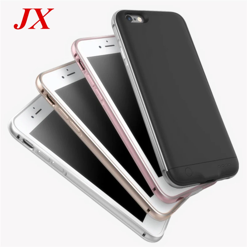 For iPhone 6S Battery Case 2300 Mah Metal Frame Slim Charger Smart Phone Cover Power Bank 6 | Мобильные телефоны и