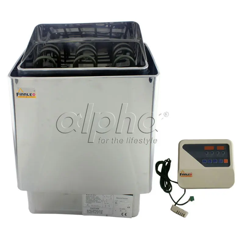 

Free shipping 3KW380-413V 50HZ Stainless steel sauna heater with switch controller comply with the CE standard
