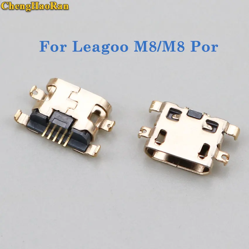 ChengHaoRan 5 шт. Micro USB для Leagoo M5 Plus S8 T8S M9 Pro M8 PRO shark 1 разъем зарядки с портом