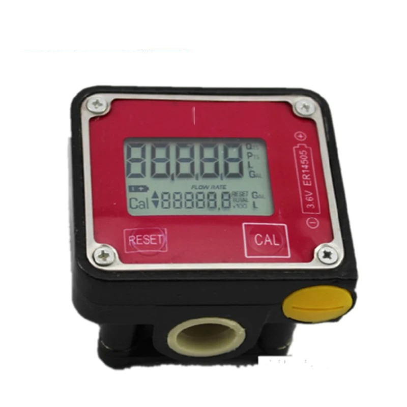 Жидкокристаллический расходомер с высокой вязкостью цифровой 1 30л/мин турбинный