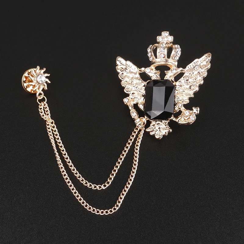 Винтажная брошка Mdiger Мужская брошь кисточка с цепочкой|chain brooch|vintage broochlapel pin brooch |