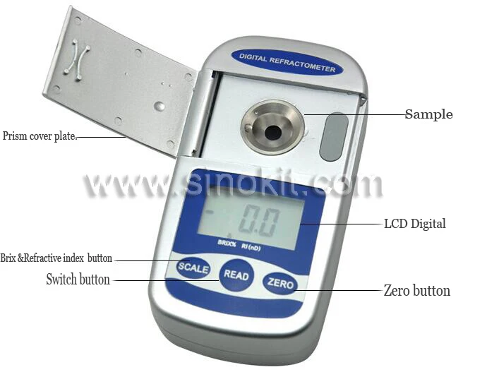 Профессиональный 1 3330 1.5320nD Цифровой рефрактометр PDR153|refractometer nd|digital refractometerrefractometer