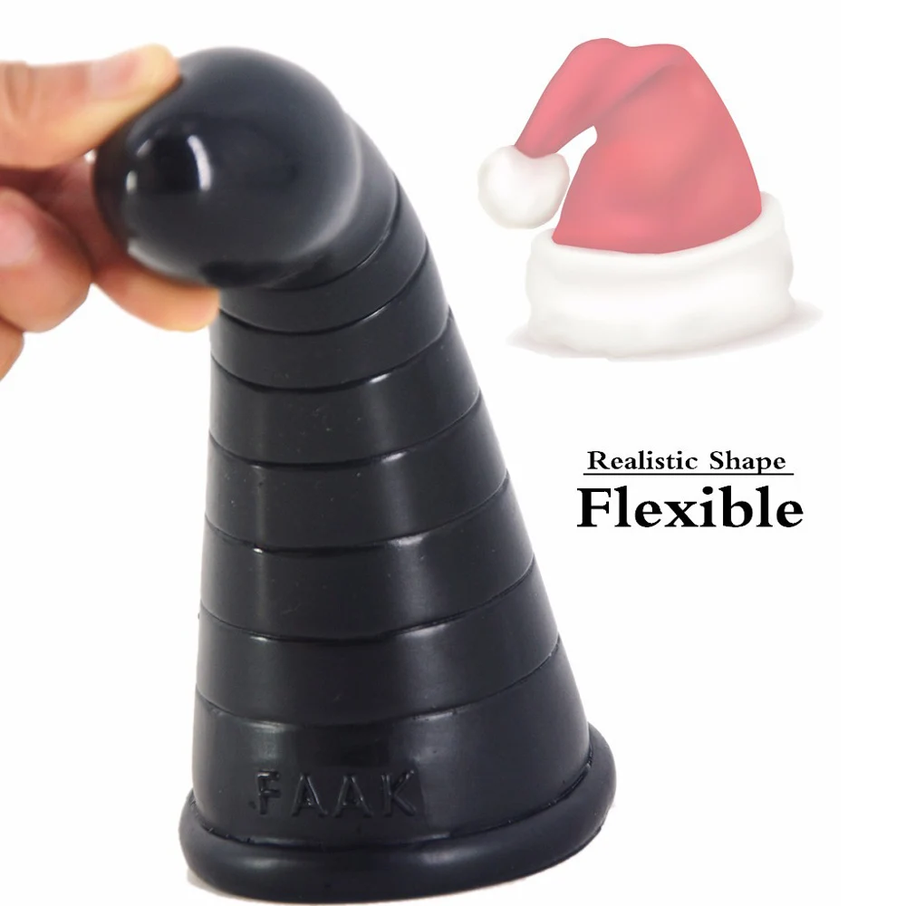 FAAK Big anal butt plug Black dildo adult sex toys for woman masturbation vagina G spot stimulater Anus Massager Erotic Shop | Красота и