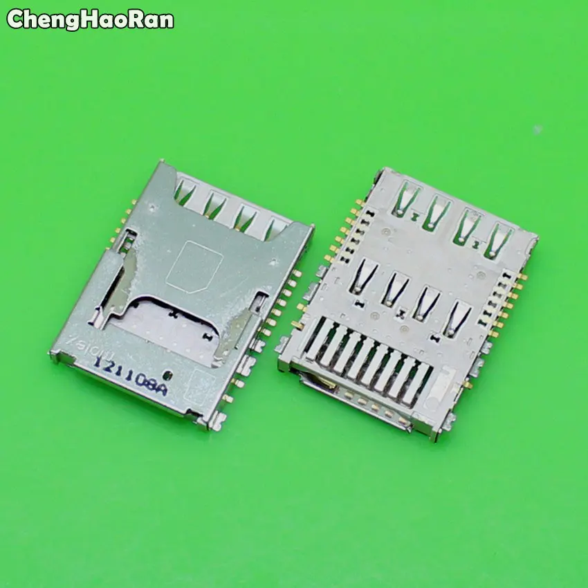 ChengHaoRan 2 шт. для Samsung Galaxy Mega 6 3 I9200 I9205 P729 G3812 разъем слота карты памяти SD|Адаптеры SIM