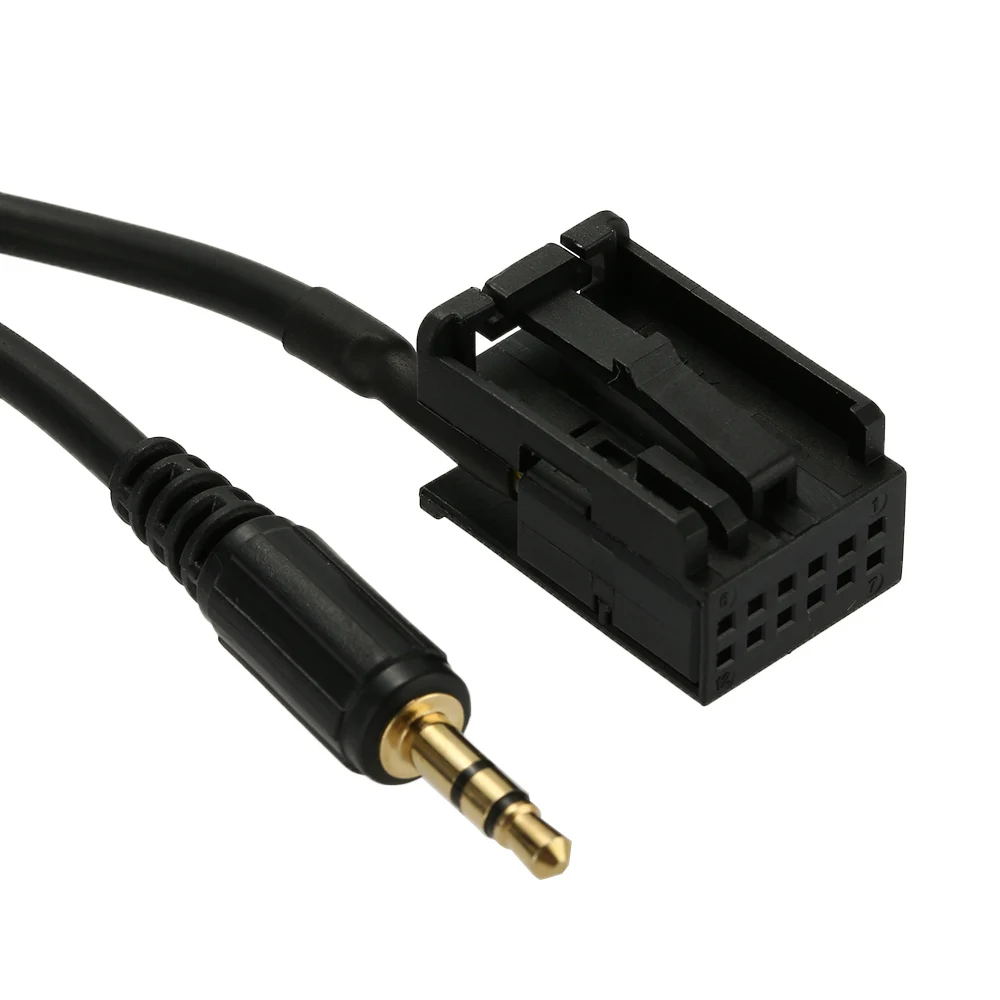 Автомобильный AUX Вход режим кабель для iPod Phone MP3 3 5 мм аудио адаптера украшенное - Фото №1