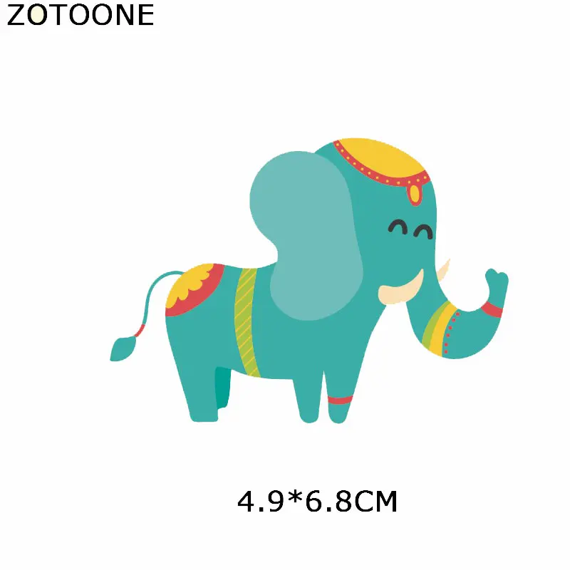 36 ZOTOONE нашивки в полоску с изображением единорога, железные нашивки на одежду, самодельные нашивки для собак, нашивки с теплопередачей для одежды для девочек, футболки, наклейка M - Цвет: 36