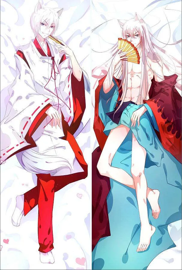 Kamisama hajimemashita kiss аниме герои крутой мальчик Томоэ и Курама бросок наволочка для тела наволочка