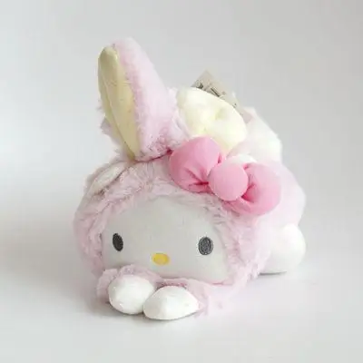 J Милая моя мелодия большие уши Cinnamoroll Собака яичный желток пудинг собака лягушка ПОВЕРНУТАЯ к кошкам кролик мягкие плюшевые игрушки куклы для девочек Подарки - Цвет: J