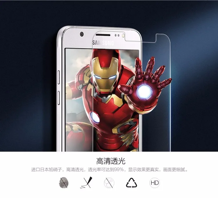 Закаленное Стекло Экран Защитная пленка для samsung Galaxy A3 A5 G530 G355H i9060 G360 S6 S7 J1 J2 J5 Prime J3 крышка чехол