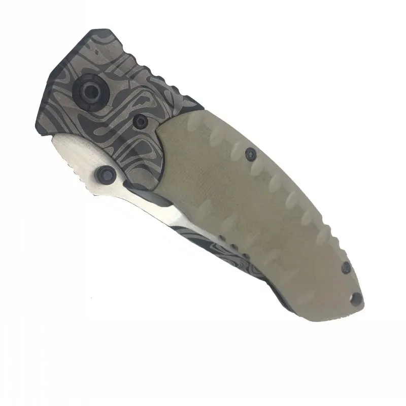 

Folding Knife Blade Titanium Handle Tactical Knives Camping Hunting Ball Bearing Tactics Survival Knife EDC Tools