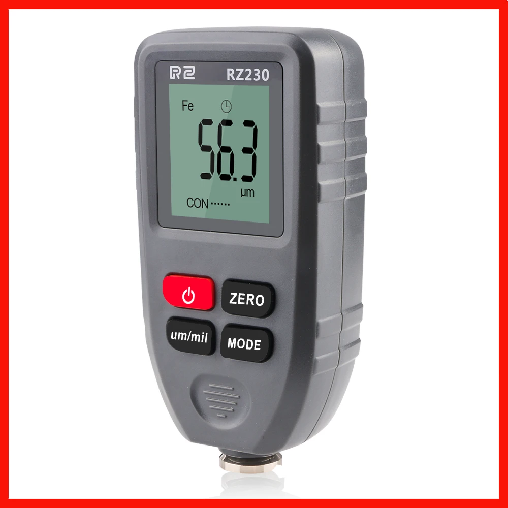 RZ цифровой Краски покрытие Толщина датчик metecoating Gauger и цветных 2 в 1 RZ230|Приборы для