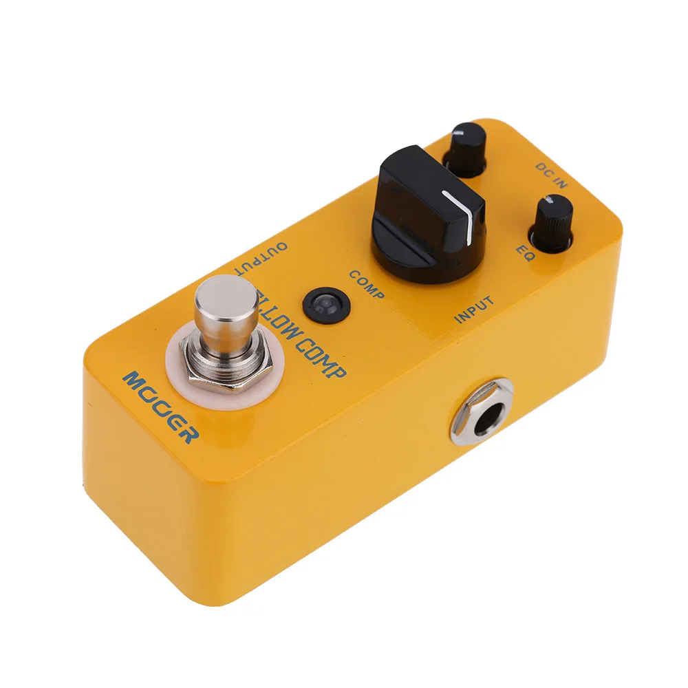 Mooer желтый Comp микро мини оптический компрессор педаль эффектов для электрогитары True Bypass