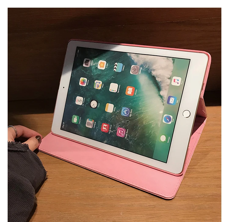 3D мультфильм Вышивка чехол для Apple ipad Mini 3 Mini 2 Mini 1 чехол-искусственная кожа Смарт проснувшись сна флип YCJOYZW