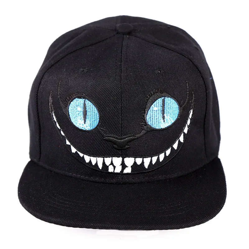 Новинка 2017 бейсбольная кепка с узором в виде Чеширского кота Корейская Кепка из