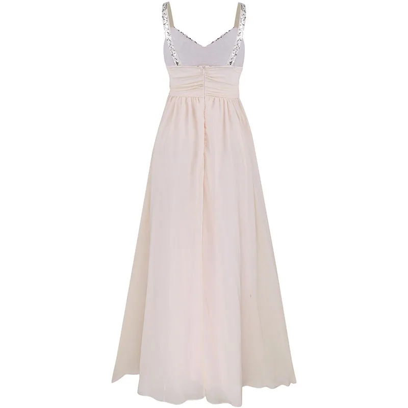 Летнее платье длинное Robe Fille D'honneur Mariage Soiree Courte Et Chic элегантные женские платья