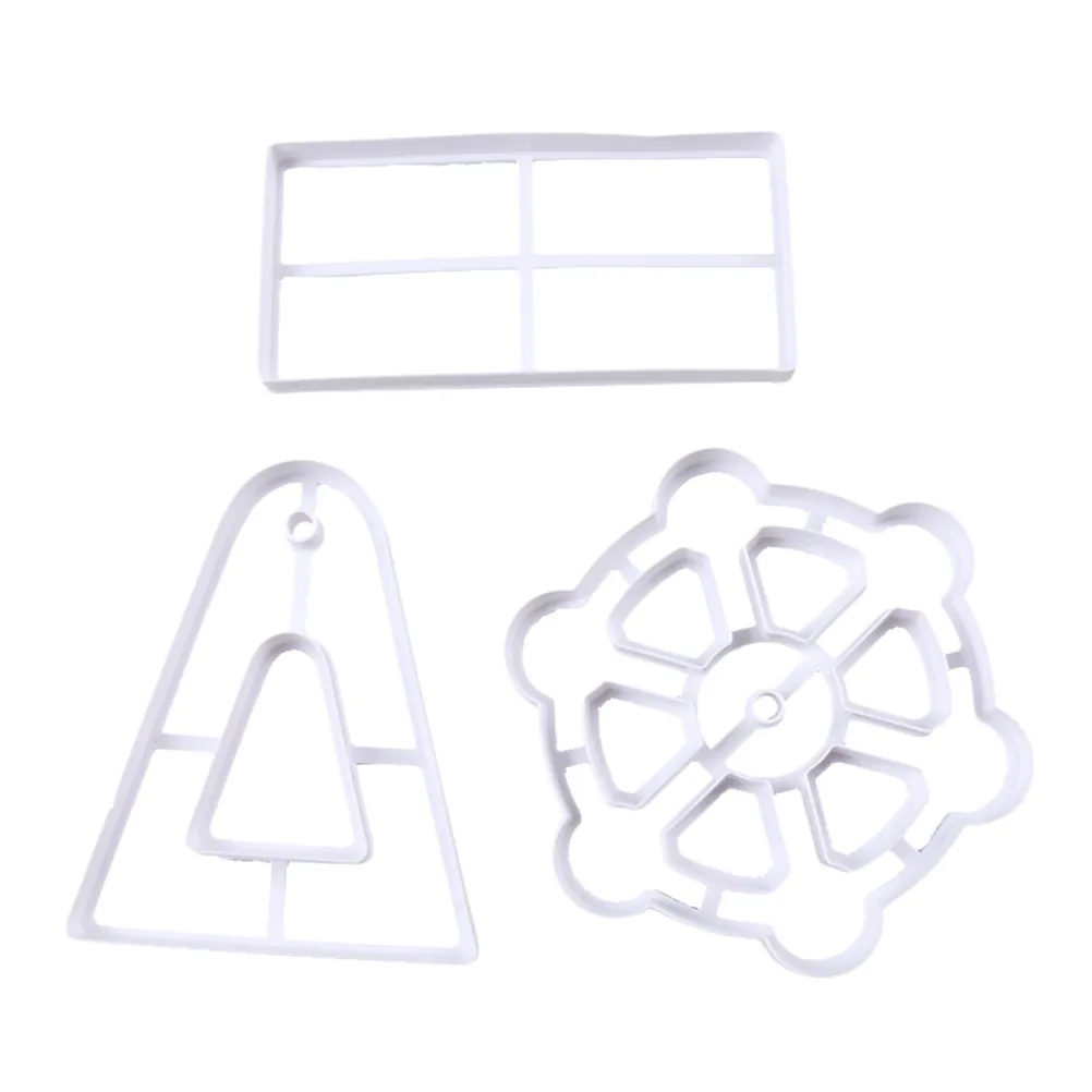 3 шт. трафарет торта Формы для выпечки прессформы Инструменты украшения тортов из